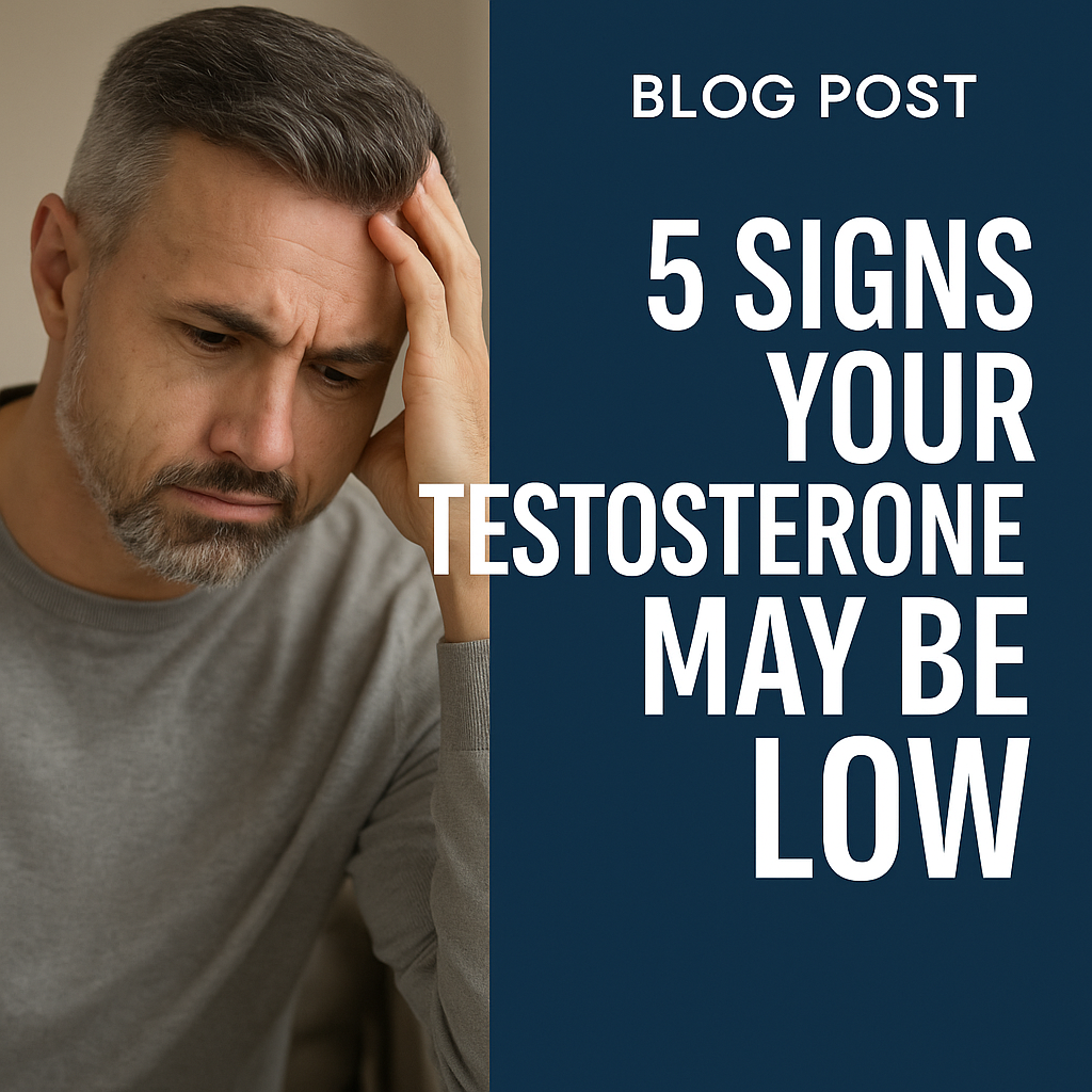 Man with low testosterone